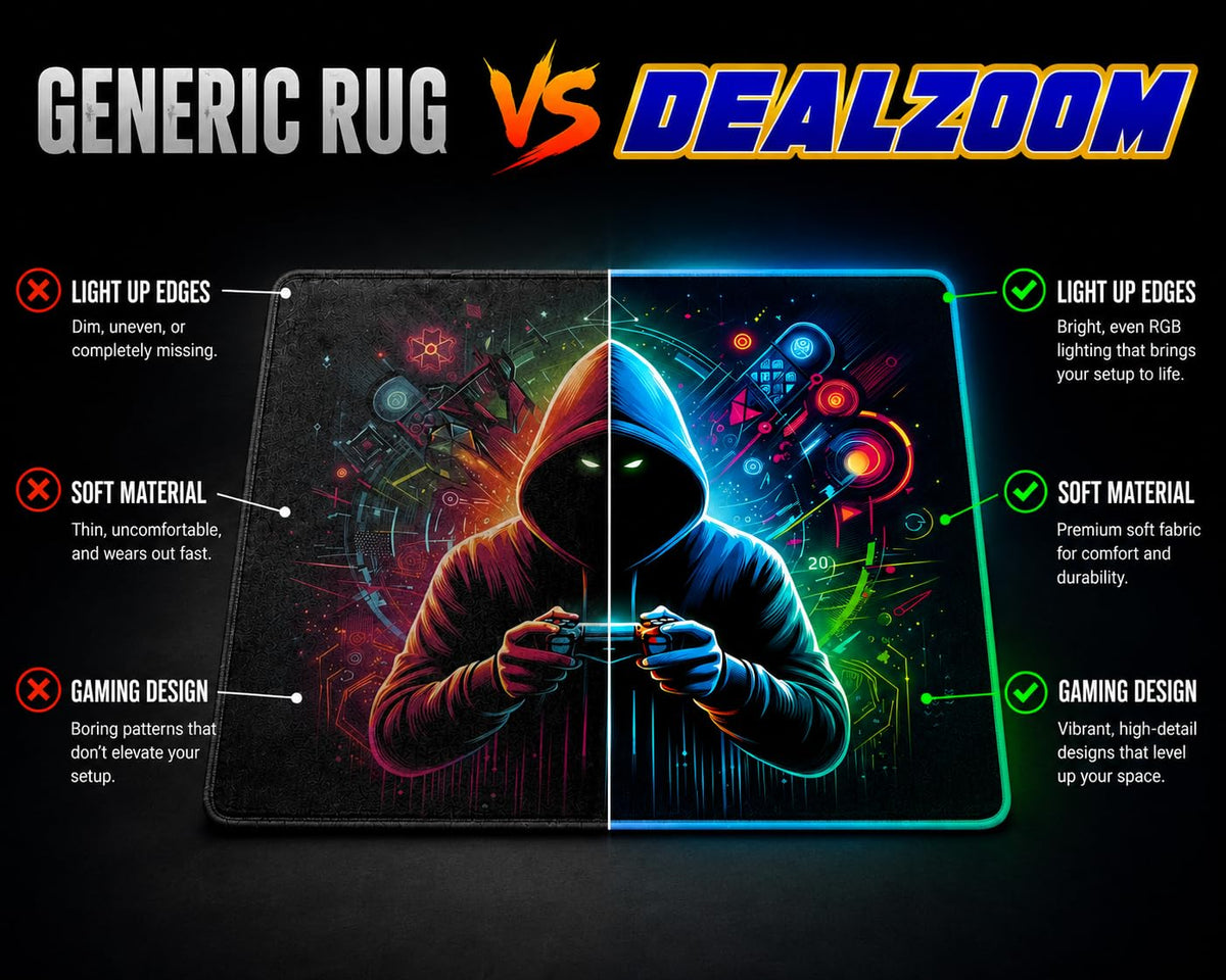 RGB Gaming Rug – 60" × 35"