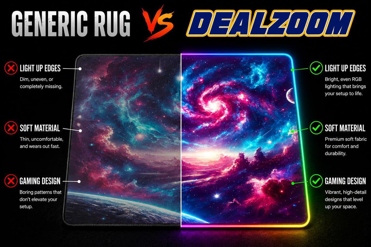 RGB Gaming Rug – 60" × 35"