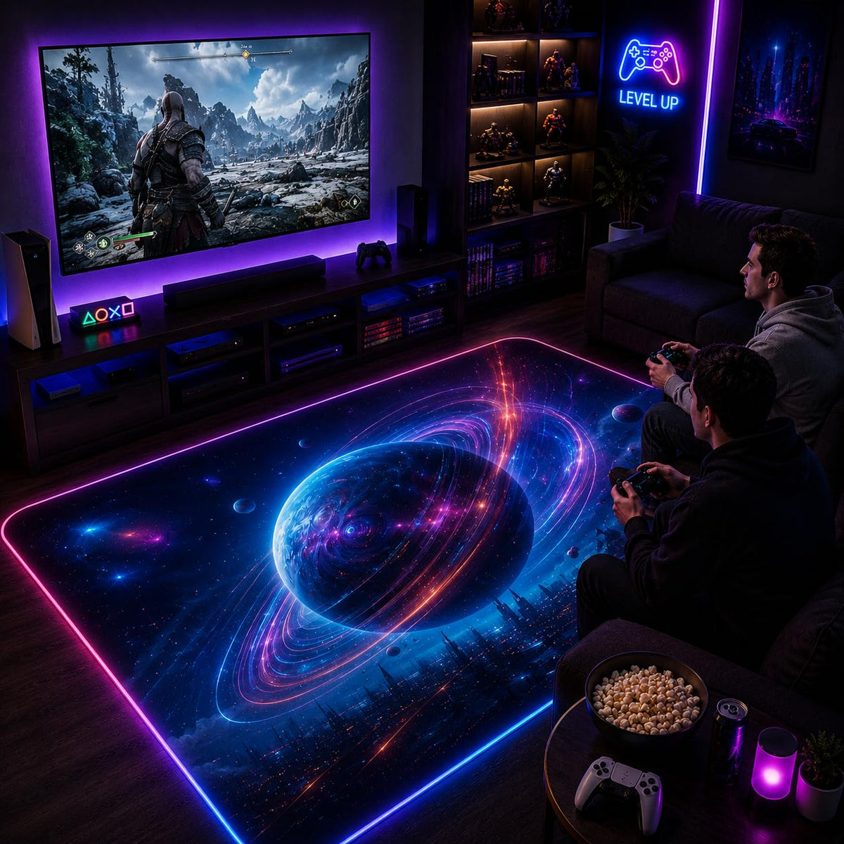 RGB Gaming Rug – 60" × 35"