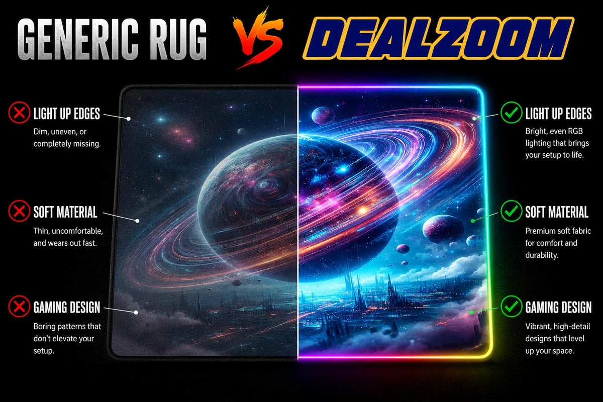 RGB Gaming Rug – 60" × 35"