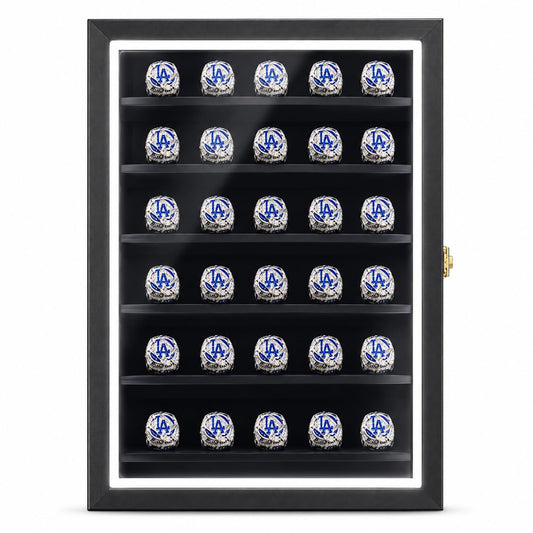 LED Championship Ring Display Case
