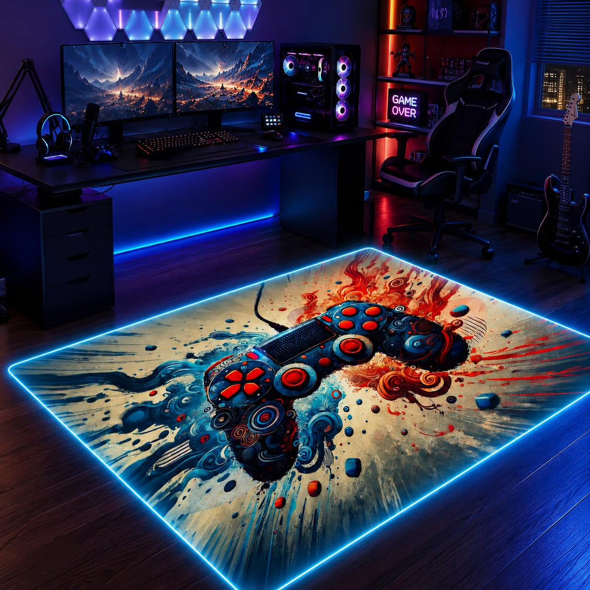 RGB Gaming Rug – 60" × 35"