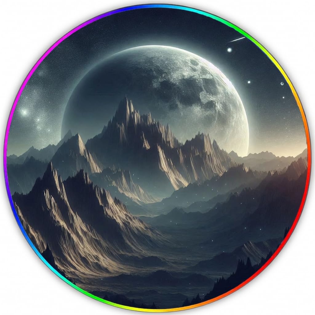 RGB Gaming Chair Mat – 47" Round