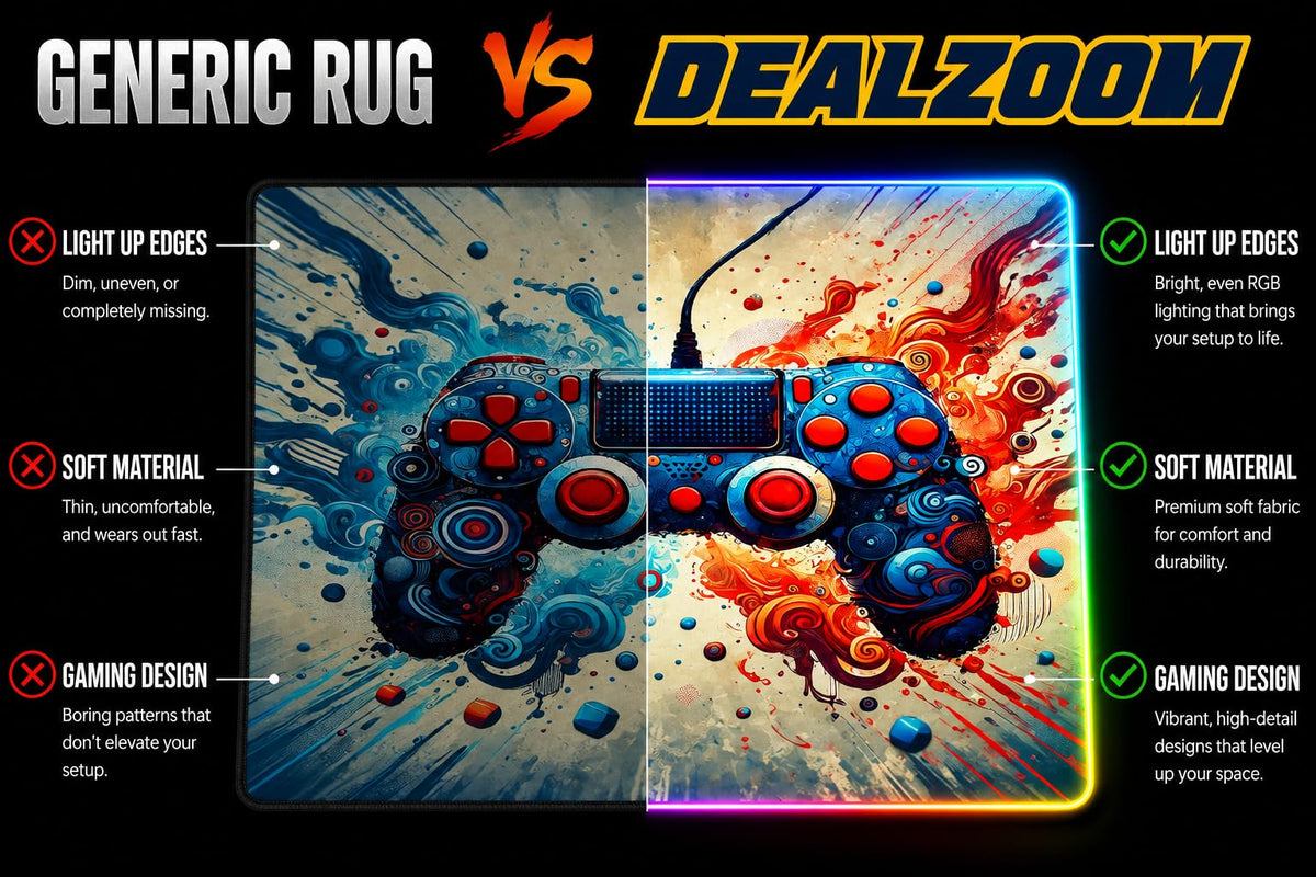 RGB Gaming Rug – 60" × 35"