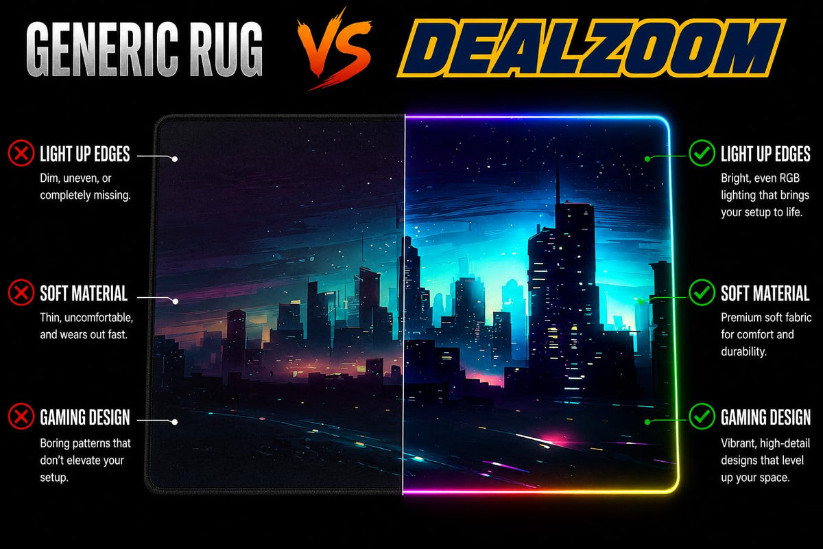 RGB Gaming Rug – 60" × 35"