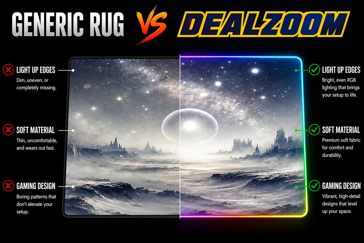 RGB Gaming Rug – 60" × 35"