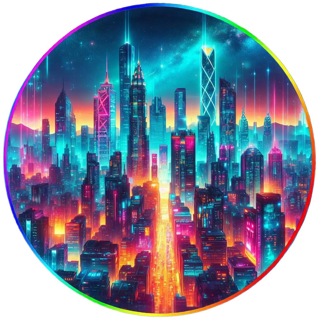 RGB Gaming Chair Mat – 47" Round