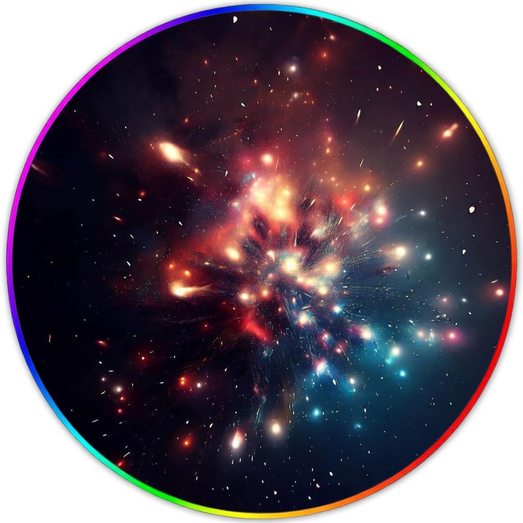 RGB Gaming Chair Mat – 47" Round